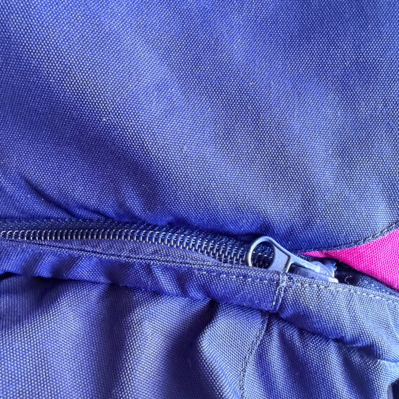 Kamik Girls Snow Coat Size 5 Insulated Hooded Ski Jacket - navy & pink - Picture 14 of 16